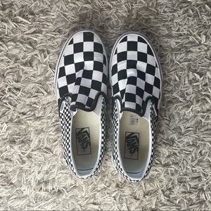 Checkered Vans Women’s Size 8